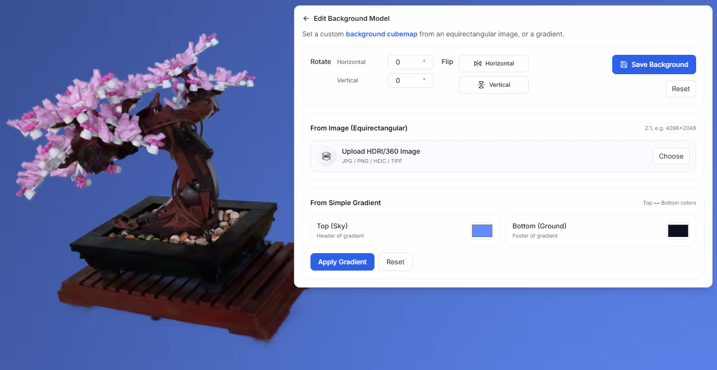 Gradient background tool